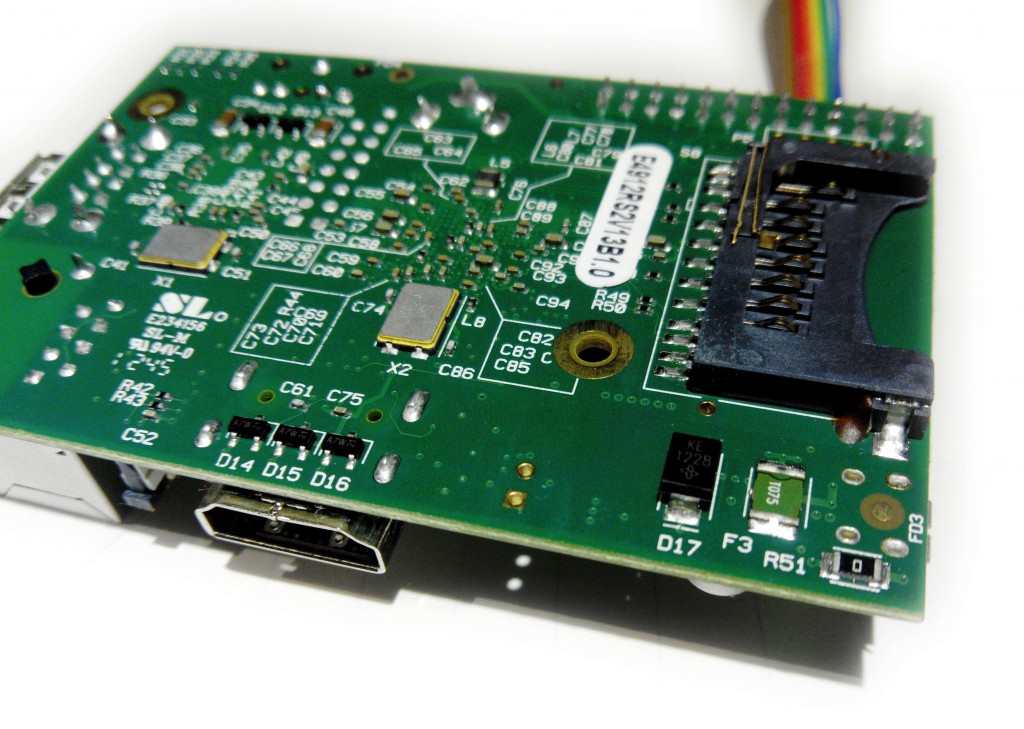 The F3 polyfuse (green) is located at the bottom right of the board, next to the zero ohm resistor.